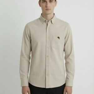 LS 003 ||Sandy grey || Full Sleeve Shirt