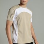 RHSO1||Beige|| Round Neck Half Sleeve