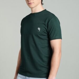 RHSO02||Bottle green|| Round Neck Half Sleeve