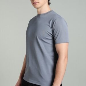 RHSO02||Light grey|| Round Neck Half Sleeve