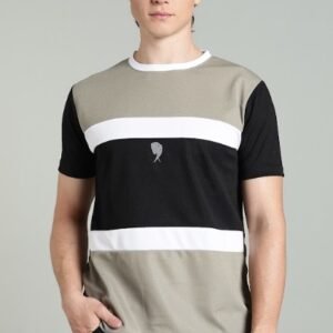 RHSO02||OLIVE|| Round Neck Half Sleeve -CS